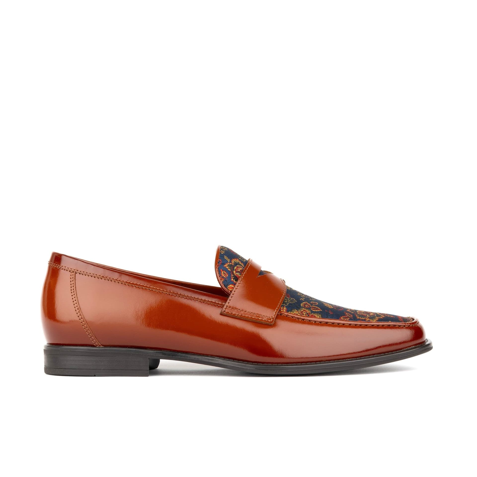 Embassy London Embassy London Men's Henry - Tan & Blue Flower