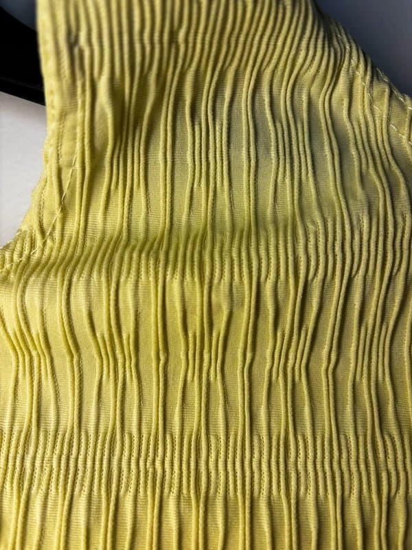 ASOS Yellow halter crop top