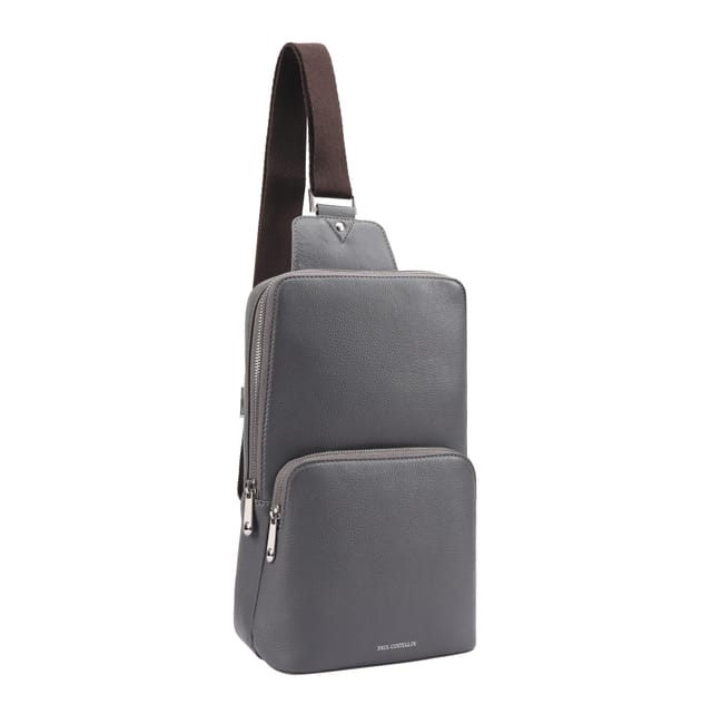 Paul Costelloe Paul Costelloe Men's Farris Manbag in Grey - 3