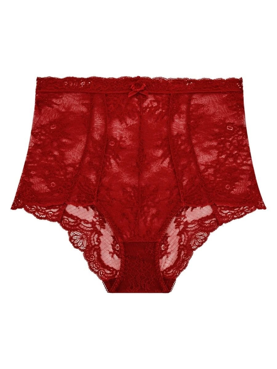 Aubade Aubade Women's Danse Des Sens High Waist Brief in Red - 4