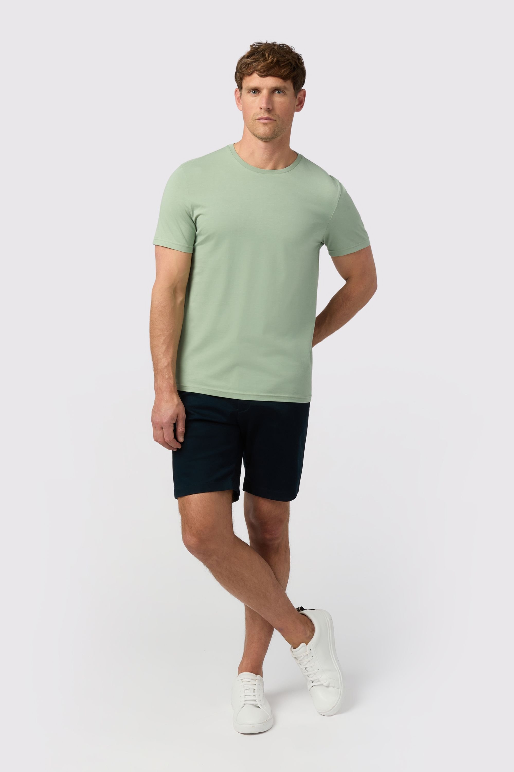 Melka Melka Men's Crew Neck T-Shirt in Green - 2