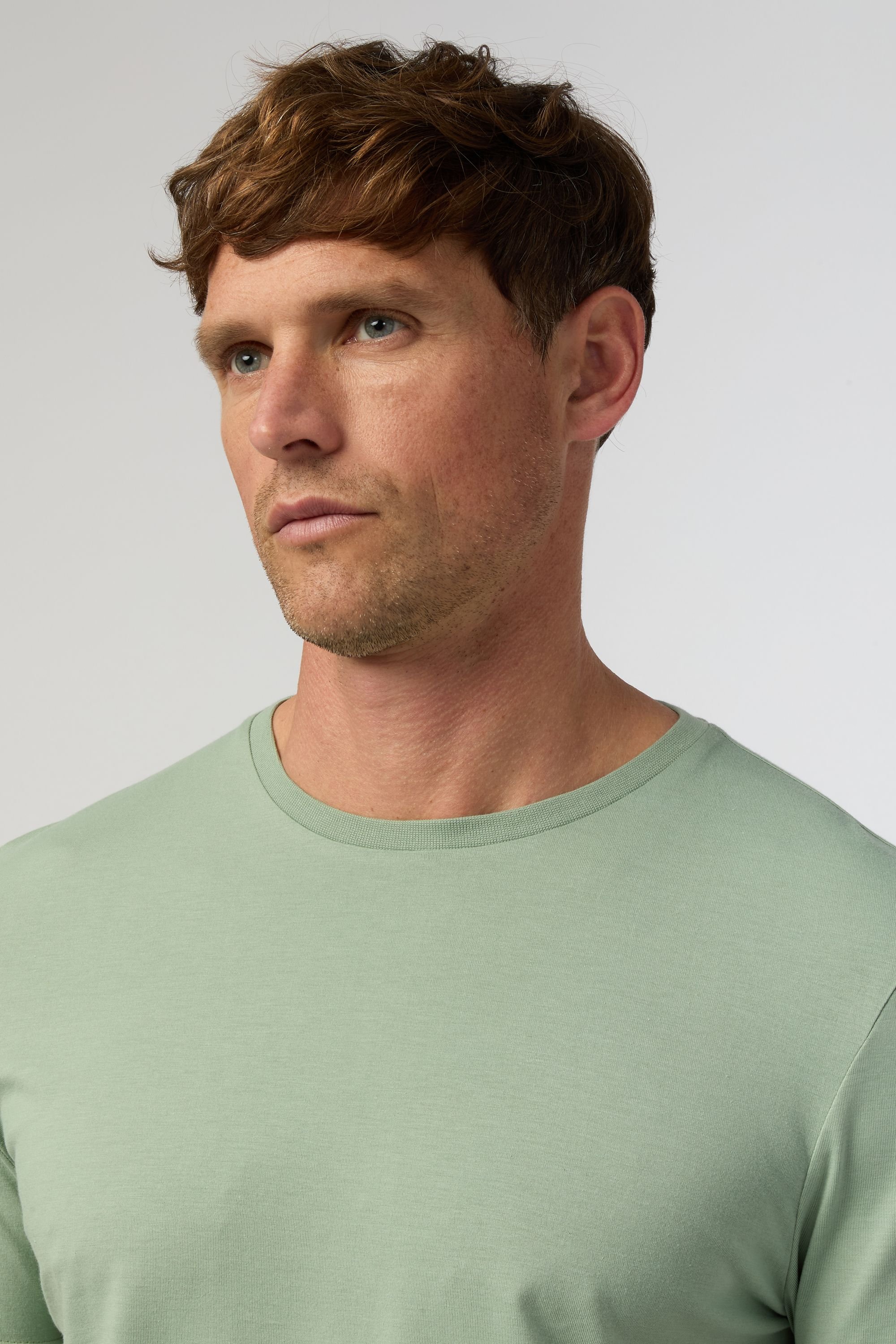 Melka Melka Men's Crew Neck T-Shirt in Green - 3