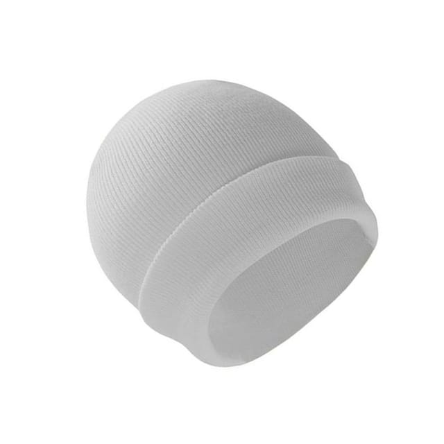 Korntex Korntex Men's Premium Strasbourg Knitted Beanie in White - 2