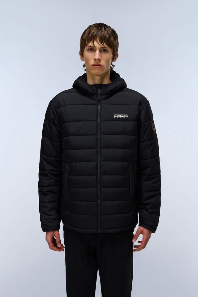 Napapijri Napapijri Men's A-Gesar H Light Quilted Jacket Black - 3