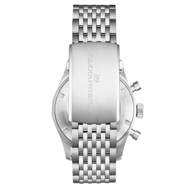 Alexander Alexander Men's A450 Megalos 43mm Classic Chronograph Luxury Watch in Black - 3