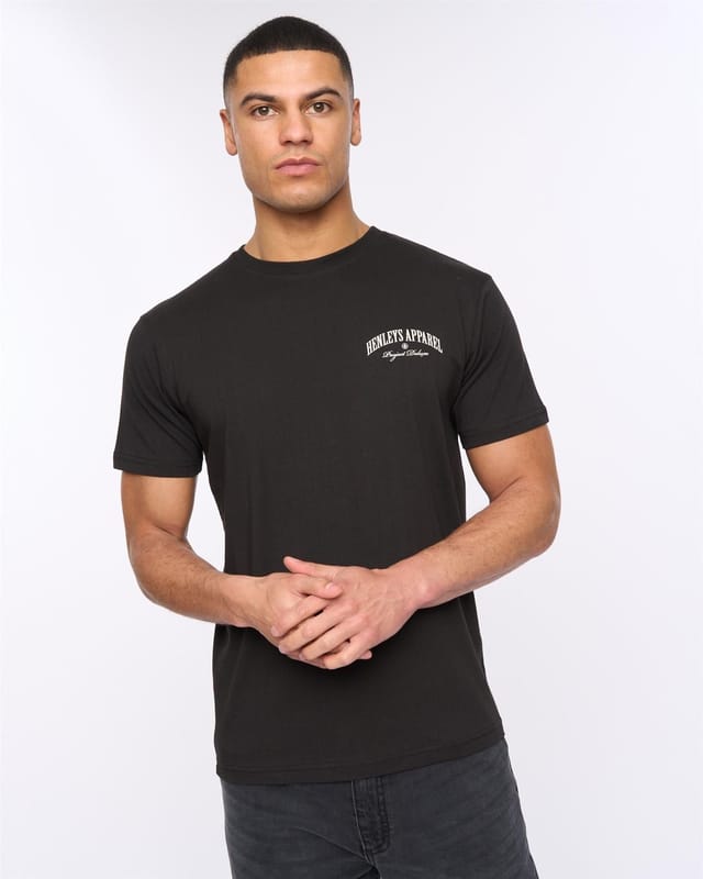 Henleys Henleys Men's Henwing T-Shirt in Black - 2