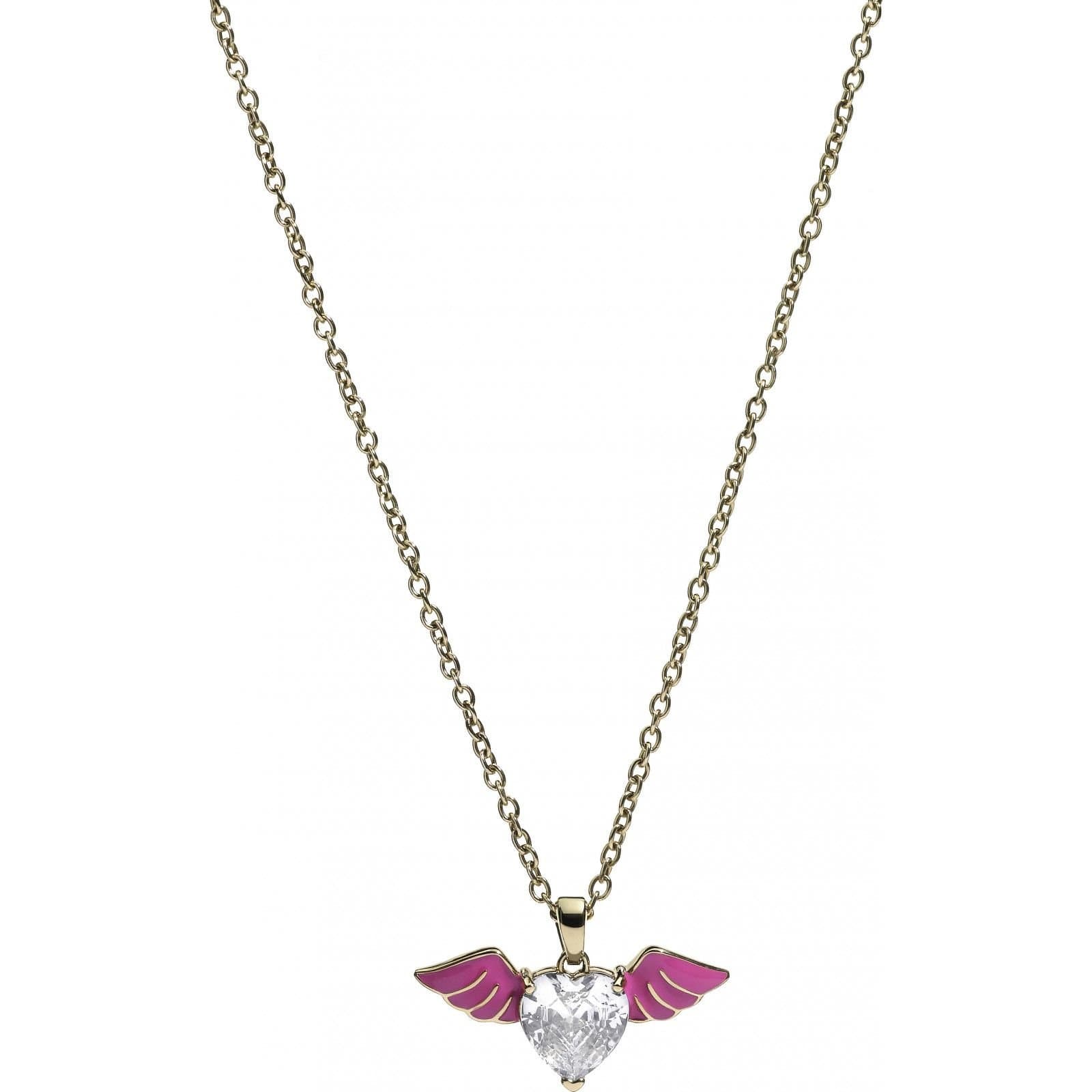 Chiara Ferragni Chiara Ferragni Gold Heart Wing Necklace