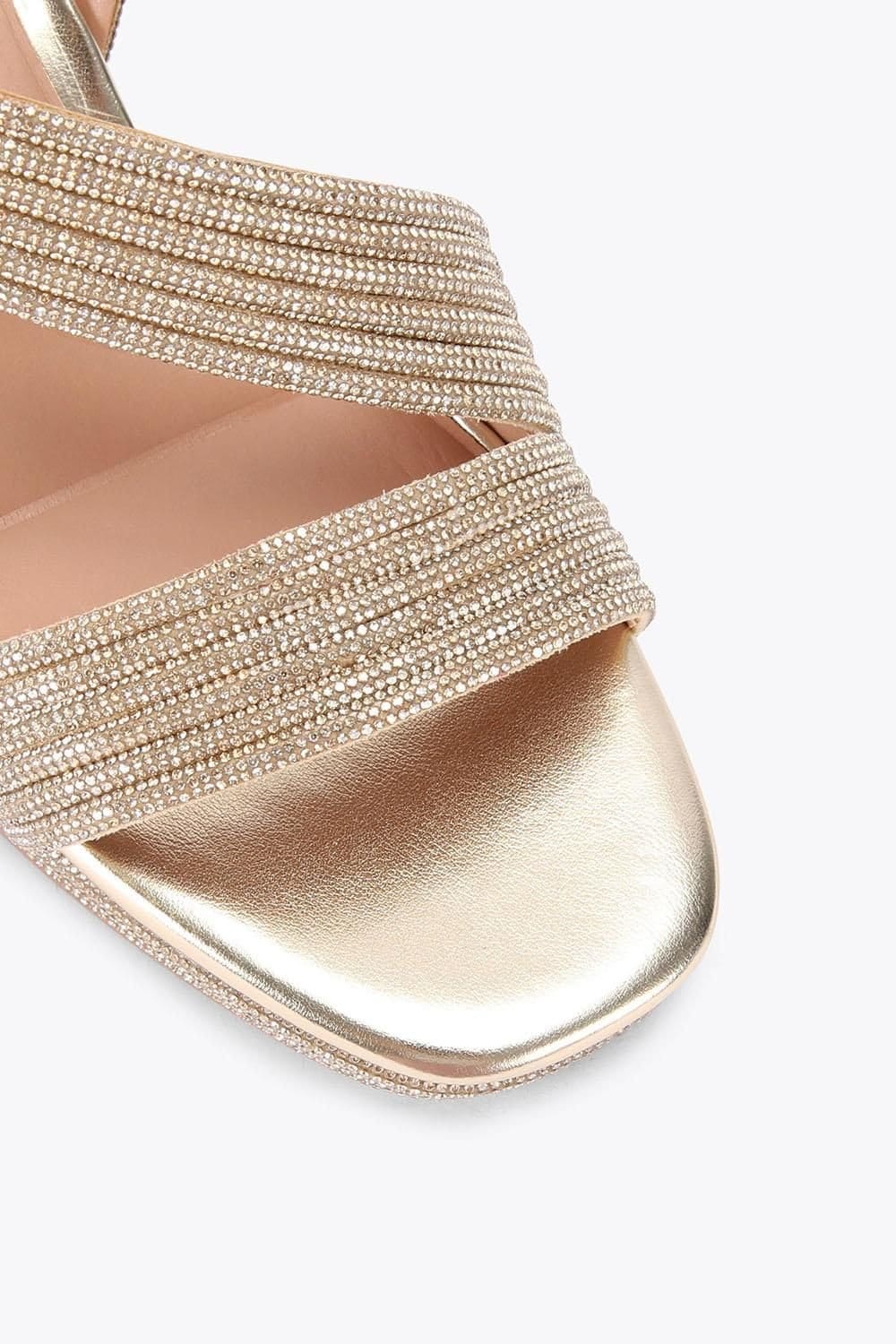 Carvela Carvela Women's 'Gala Wedge Jewel 70' Heels in Gold - 4