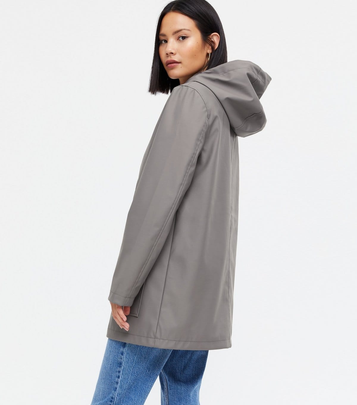 New Look Women's Dark Grey Hooded Long Anorak New Look - 4