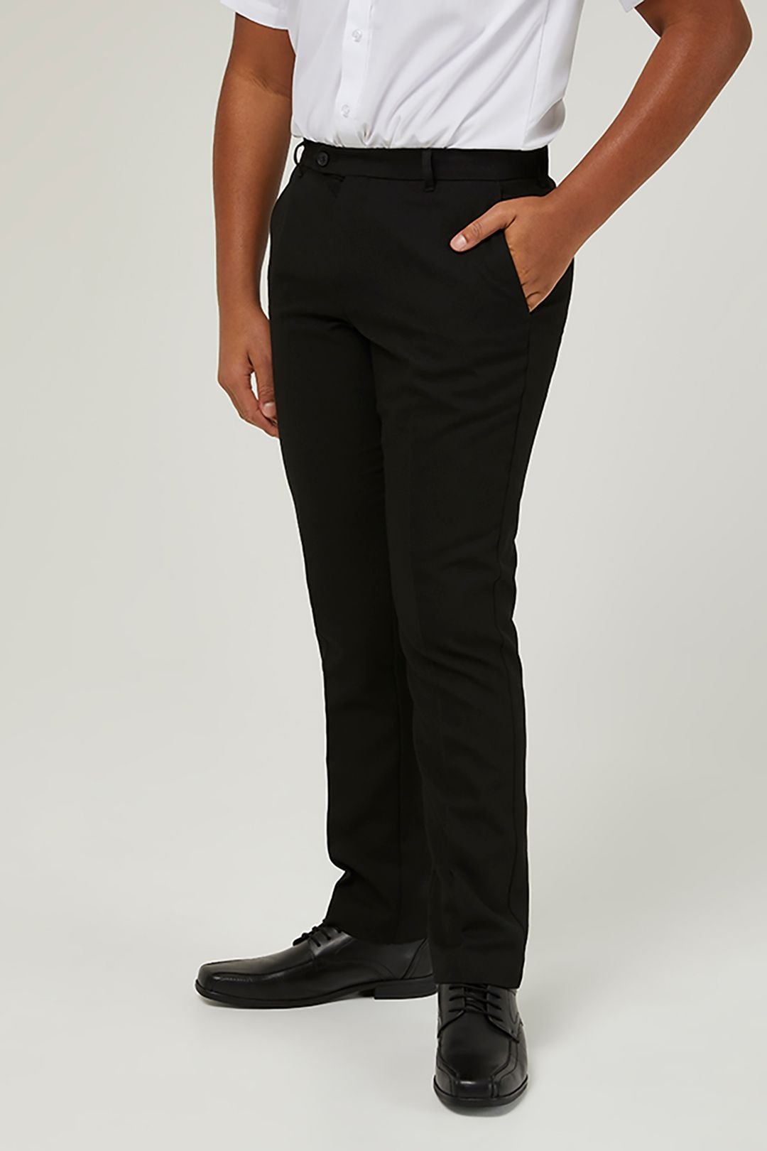 TRUTEX TRUTEX Men's Black Sturdy Fit Trouser - 3