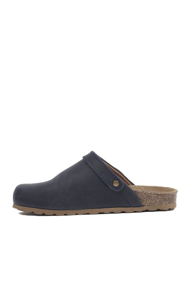 Celtic & Co Celtic & Co Women's Strap Detail Clog in Mid Navy - 3