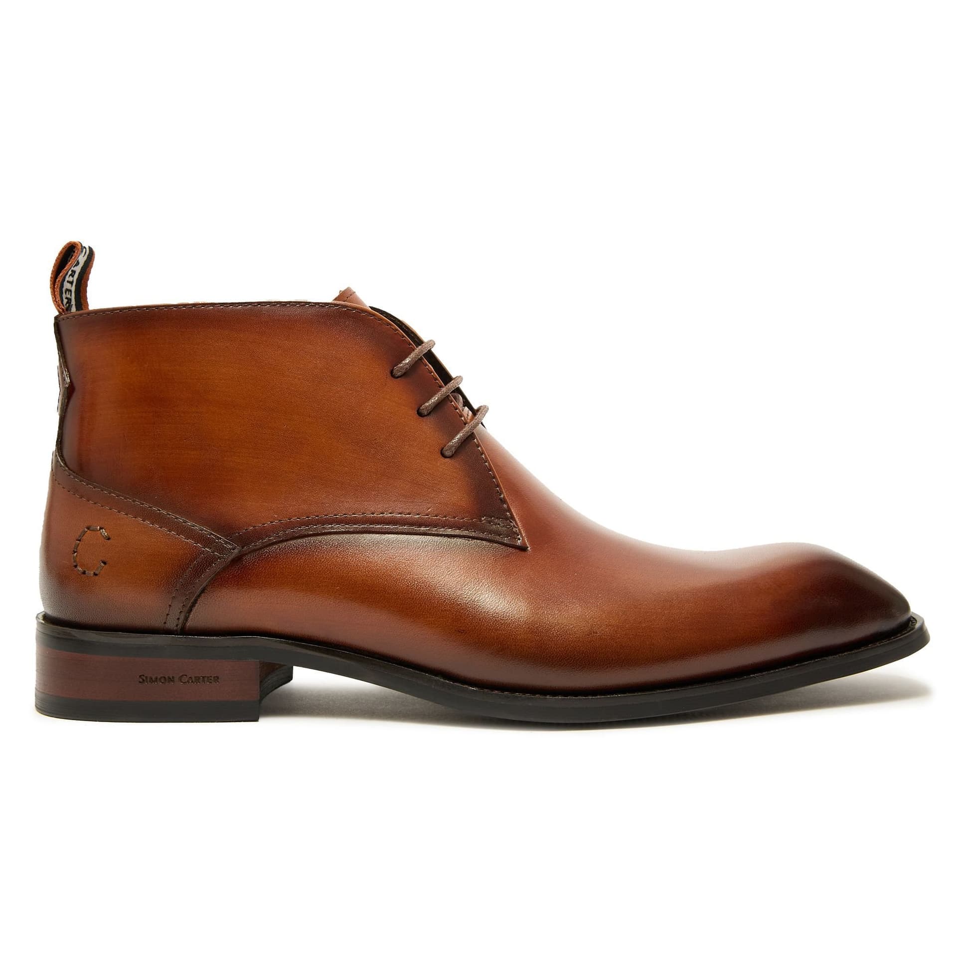 Simon Carter SIMON CARTER Men's Rabat Chukka Boots in Tan