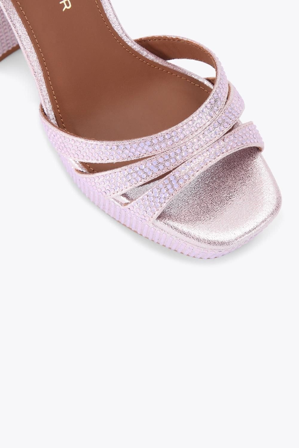 Kurt Geiger London Kurt Geiger London Women's 'Brixton Platform' Fabric Heels in Lilac - 4