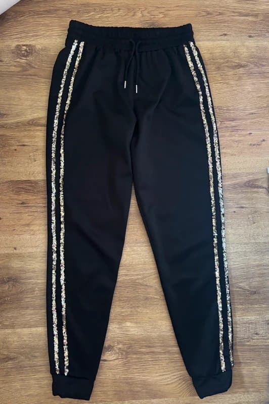 New Look Sequin Joggers UK10