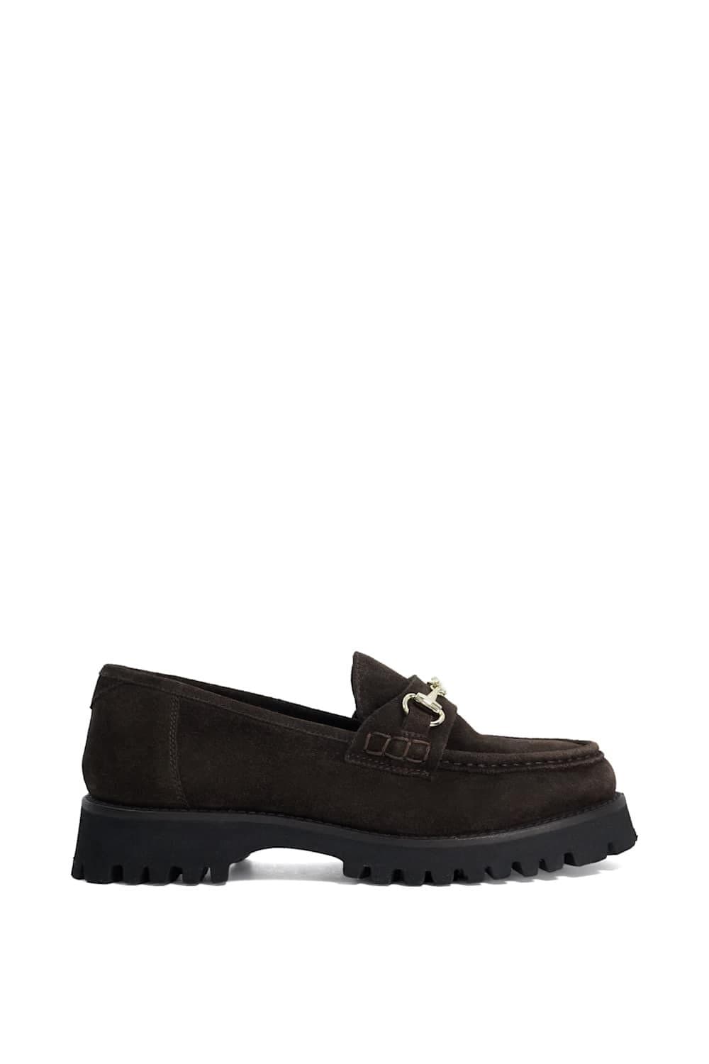 Dune London Dune London Women's 'Grissini' Suede Loafers in Brown