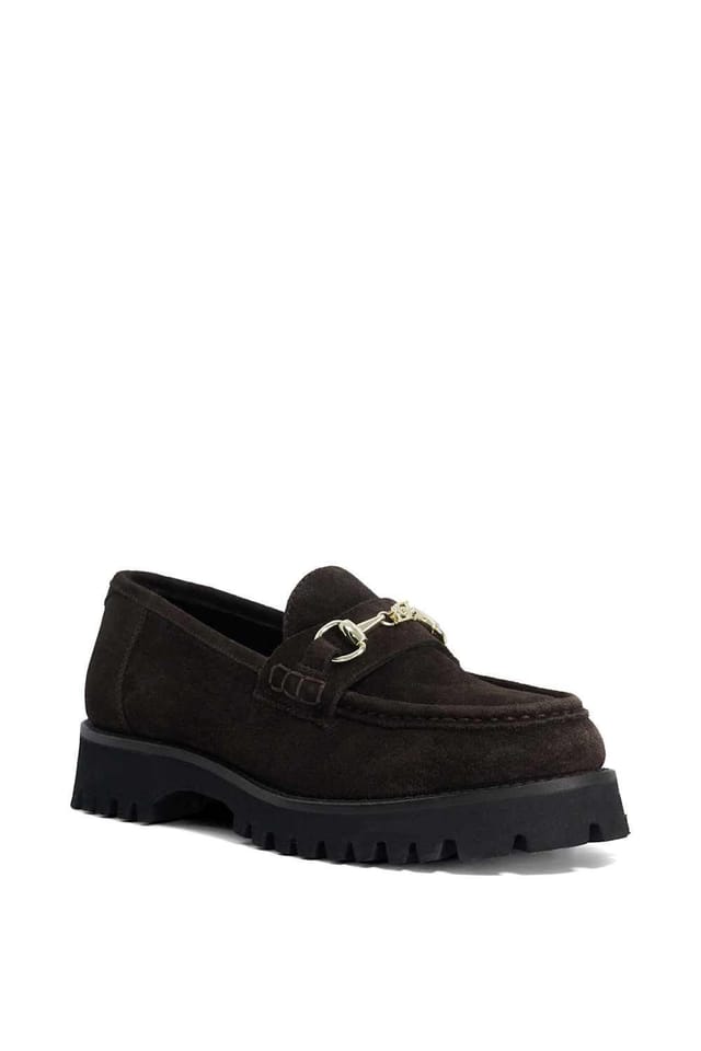 Dune London Dune London Women's 'Grissini' Suede Loafers in Brown - 2