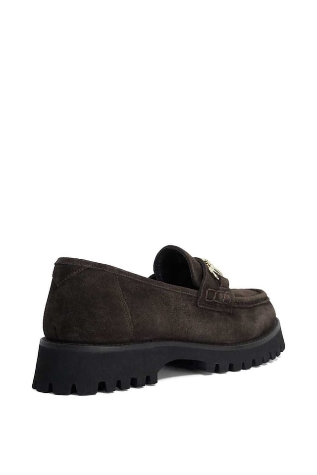 Dune London Dune London Women's 'Grissini' Suede Loafers in Brown - 3
