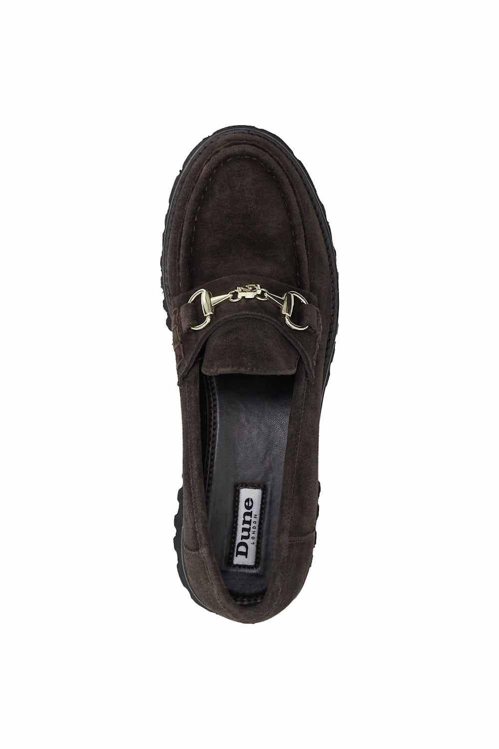 Dune London Dune London Women's 'Grissini' Suede Loafers in Brown - 4