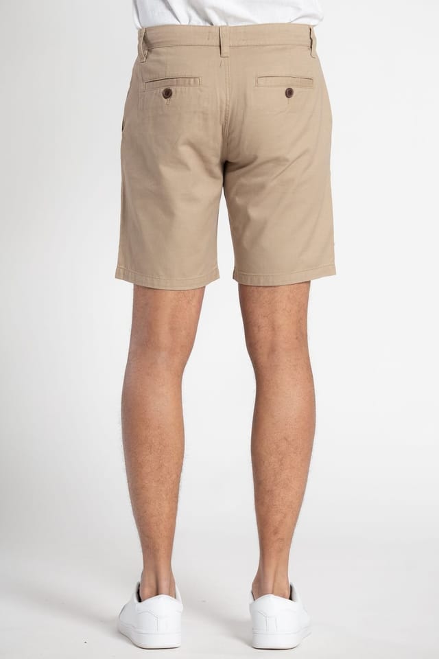 Tokyo Laundry Tokyo Laundry Men's Cotton Chino Shorts in Stone - 2