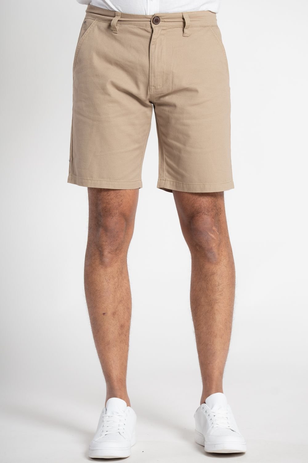 Tokyo Laundry Tokyo Laundry Men's Cotton Chino Shorts in Stone - 3