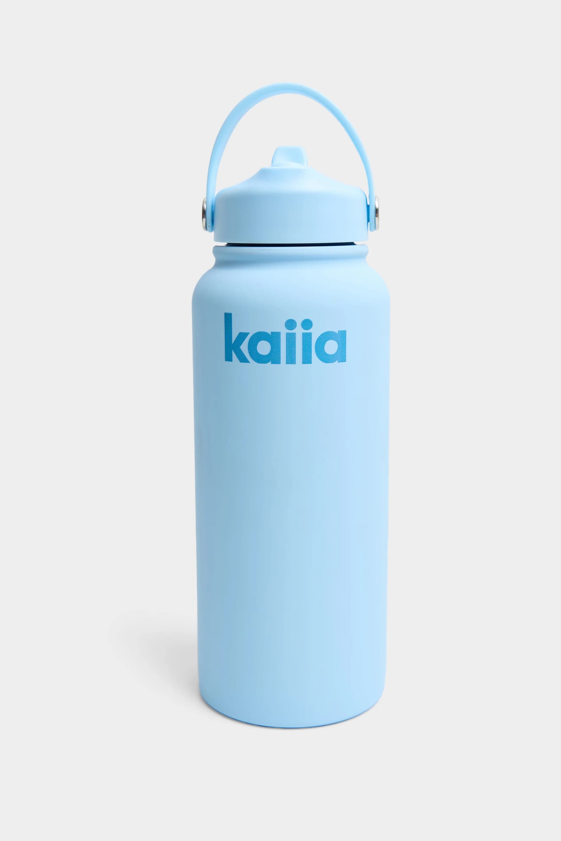 Kaiia Kaiia Flip Straw 950ML Bottle Baby Blue