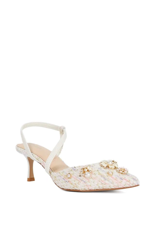 Dune London Dune London Women's Wide Fit 'Dyana' Court Shoes in Pink - 2