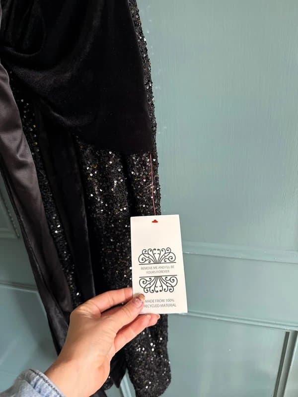 Never Fully Dressed Never Fully Dressed black sequin dress