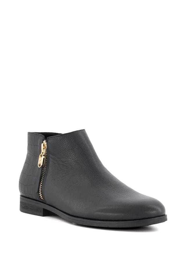 Dune London Dune London Women's 'Pond' Leather Ankle Boots in Black - 2
