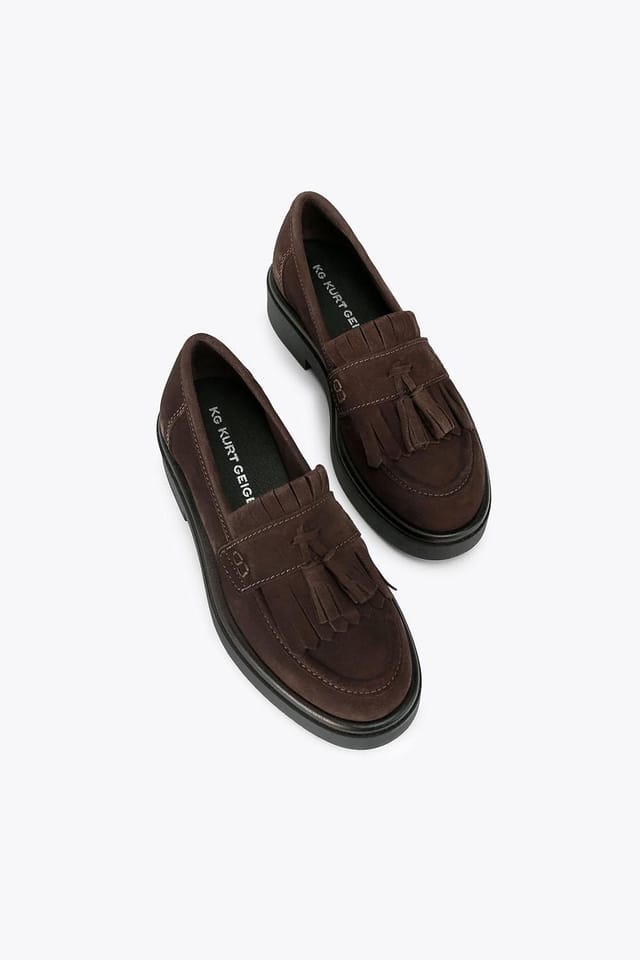 KG Kurt Geiger KG Kurt Geiger Women's 'Mylo' Suede Flats in Brown - 2