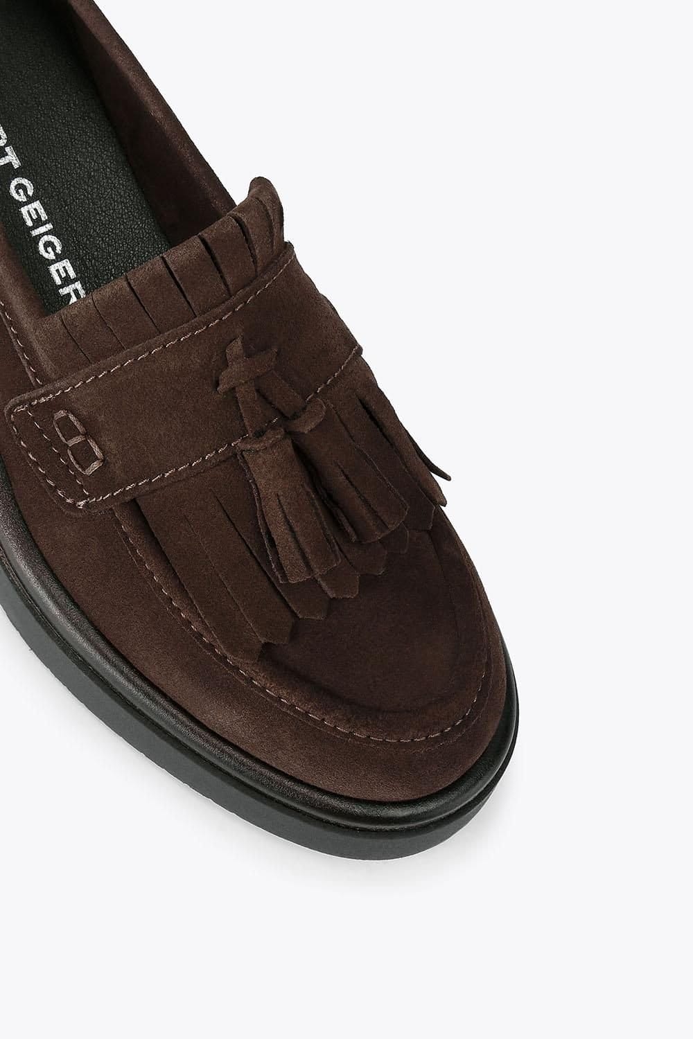 KG Kurt Geiger KG Kurt Geiger Women's 'Mylo' Suede Flats in Brown - 4