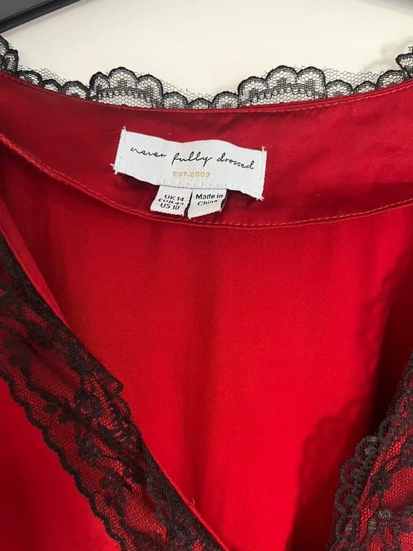 Never Fully Dressed Never Fully Dressed size 14 Red dress