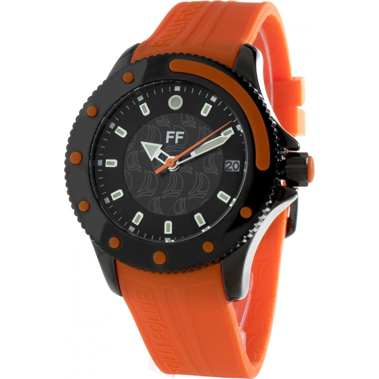 Folli Follie Folli Follie Men's WF1Y002ZDO 40mm Quartz Watch in Orange