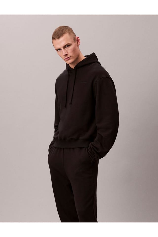 Calvin Klein Calvin Klein Men's Icon Cotton Terry Jogger Black - 3