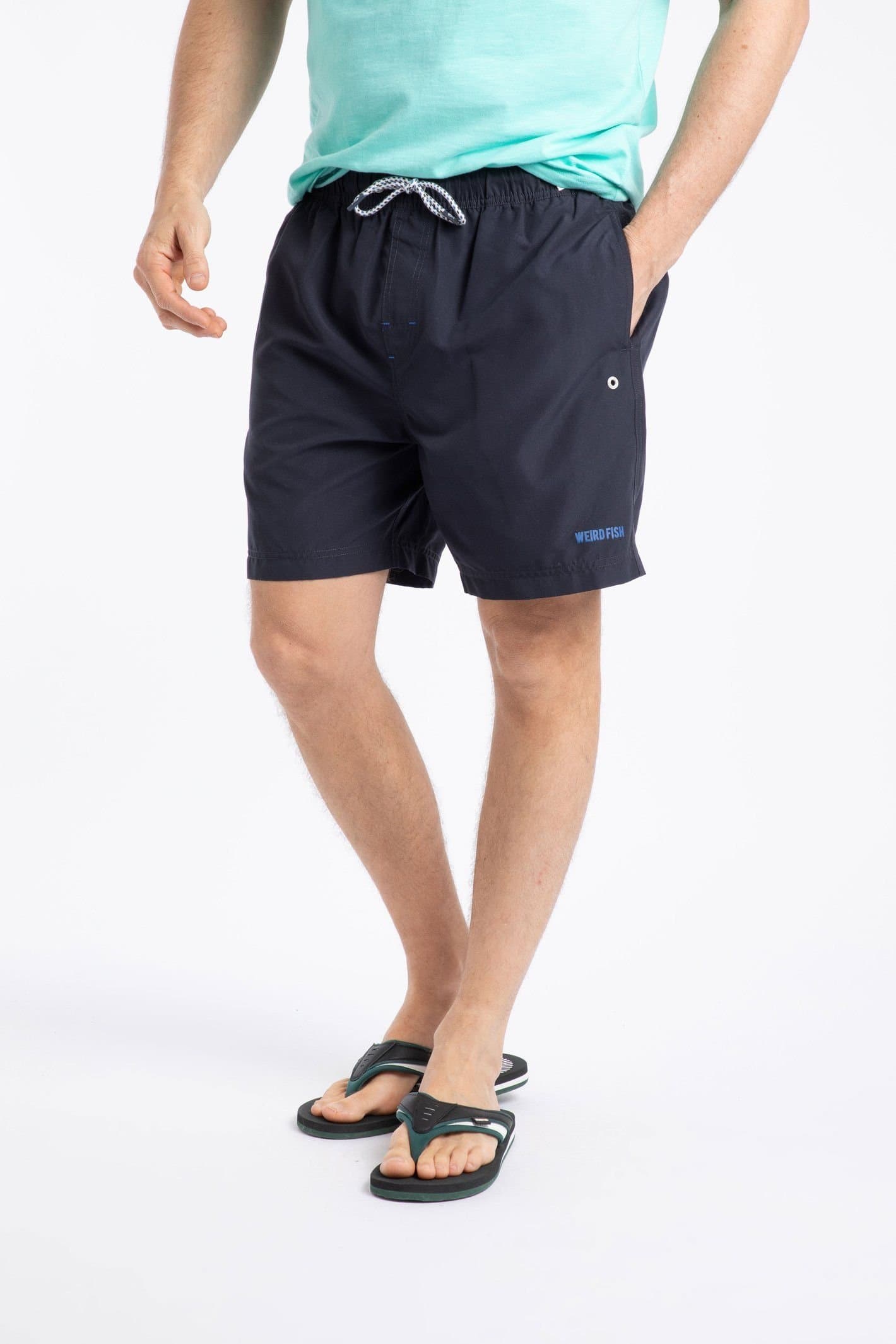 Weird Fish Weird Fish Men's Banning Swim Shorts in Midnight