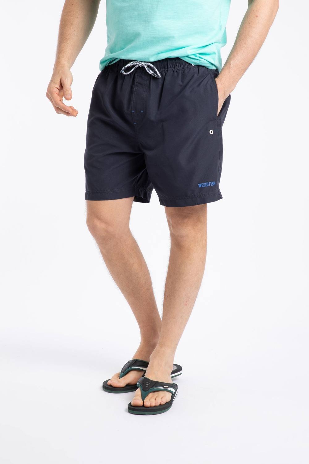 Weird Fish Weird Fish Men's Banning Swim Shorts in Midnight - 2