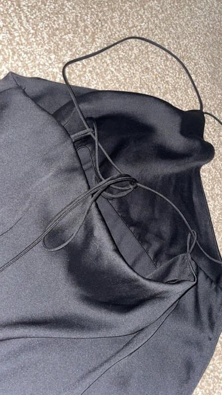 Zara Zara silk feel halter top