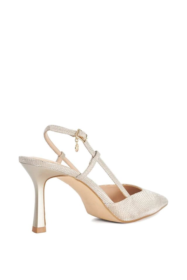 Dune London Dune London Women's 'Composure' Heeled Sandals in Metallics - 3