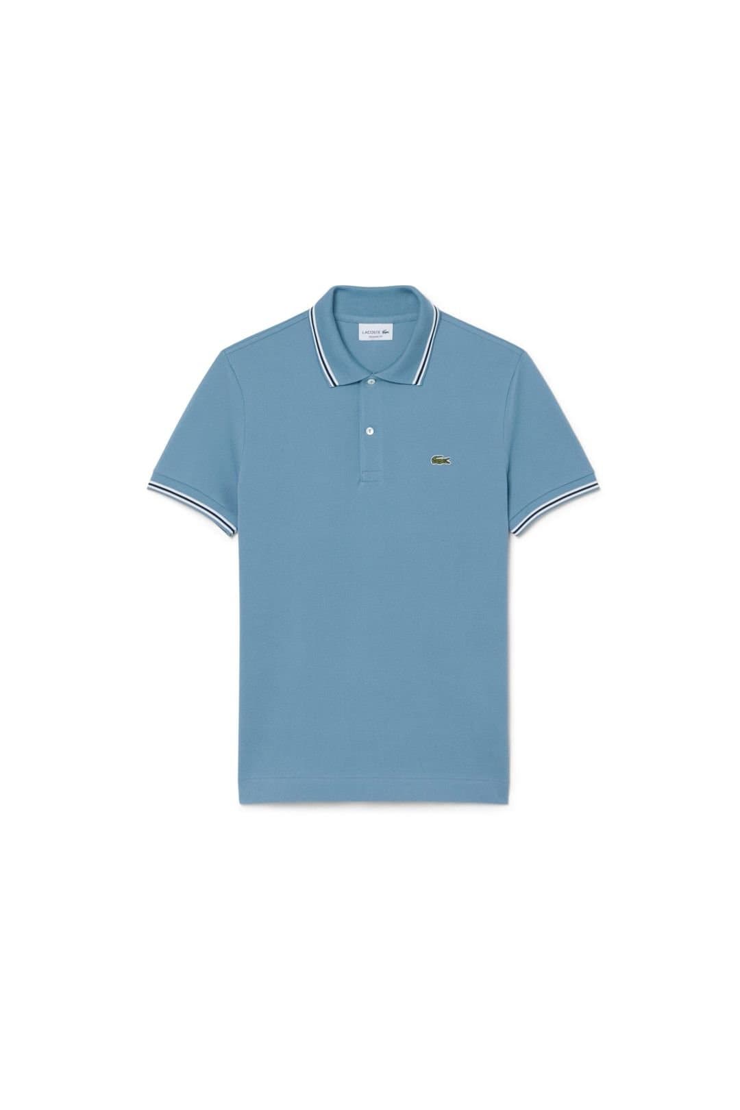 Lacoste Lacoste Men's Tipped Polo Shirt Aral in Light Blue