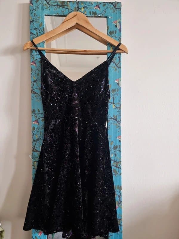 New Look New look Velvet skater dress