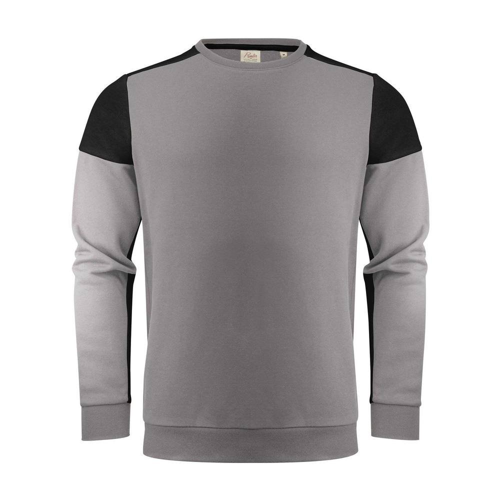 Printer PRIME Printer PRIME Men's Contrast Crew Neck Sweatshirt in Grey - 1