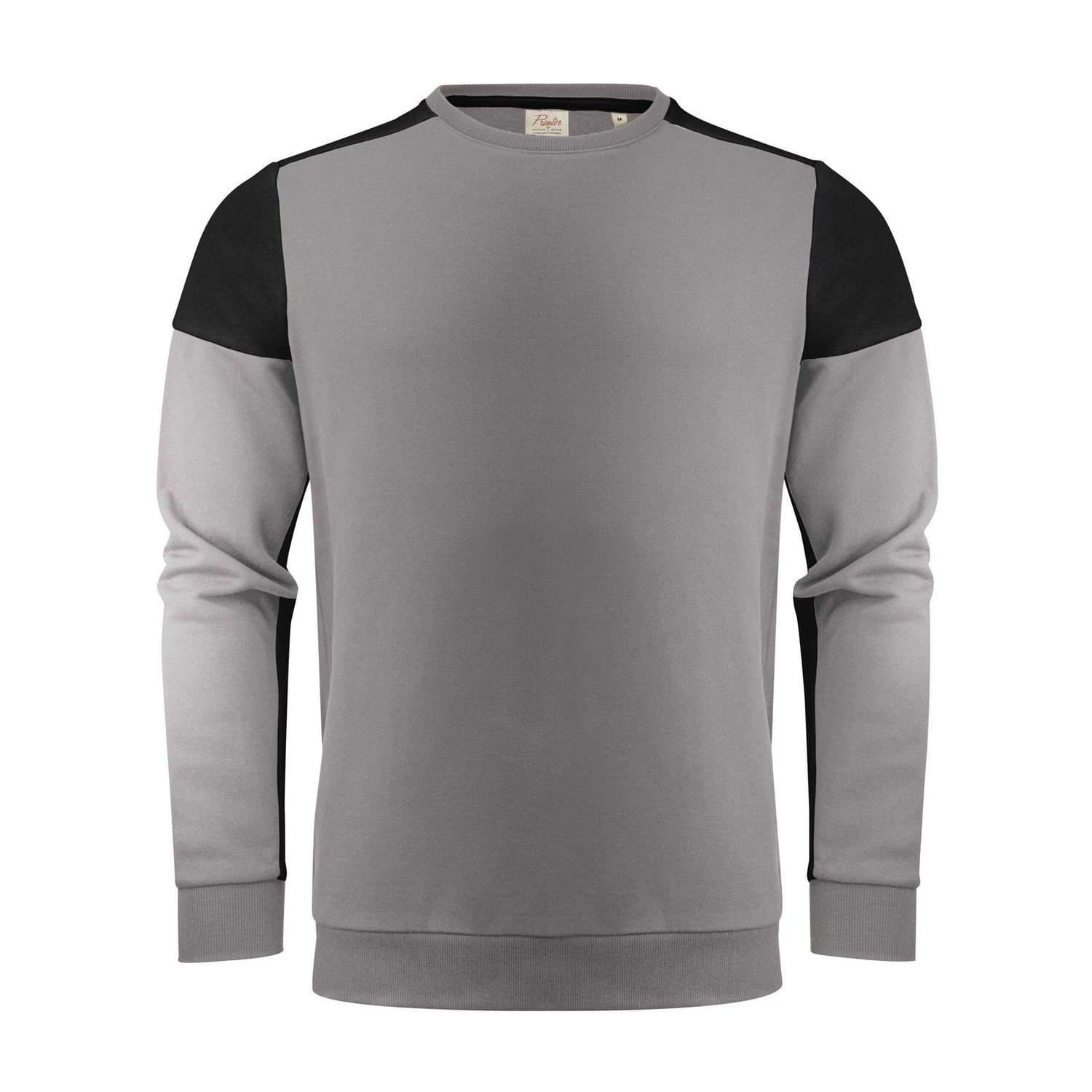 Printer PRIME Printer PRIME Men's Contrast Crew Neck Sweatshirt in Grey