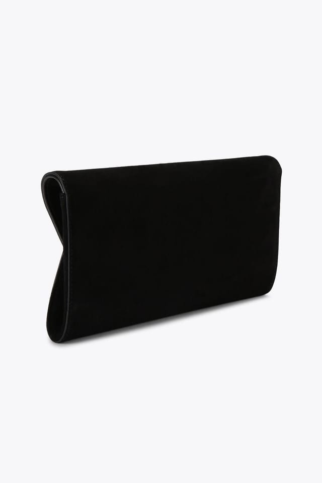 Carvela Carvela Women's 'Spirited Clutch' Suede Bag in Black - 3