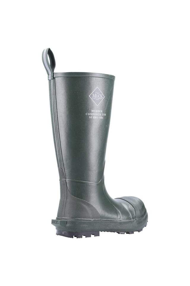 Muck Boots Muck Boots Men's 'Mudder Tall Safety' Safety Wellingtons in Green - 2