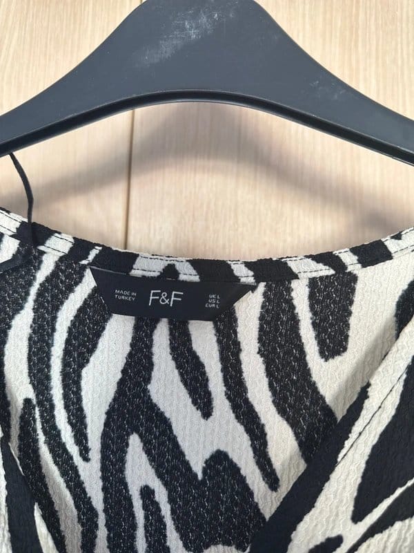 F&F Black and white dress - 1