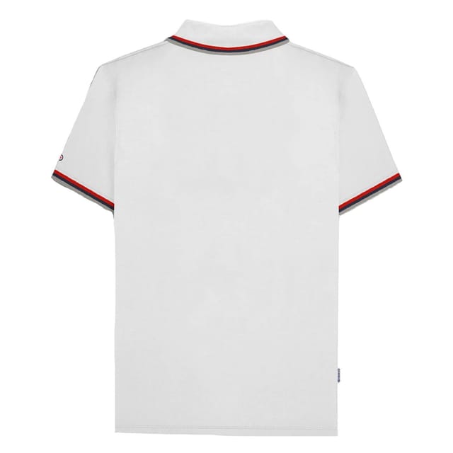 Lambretta Lambretta Men's SS25 Triple Tipped Polo Shirt in White - 2