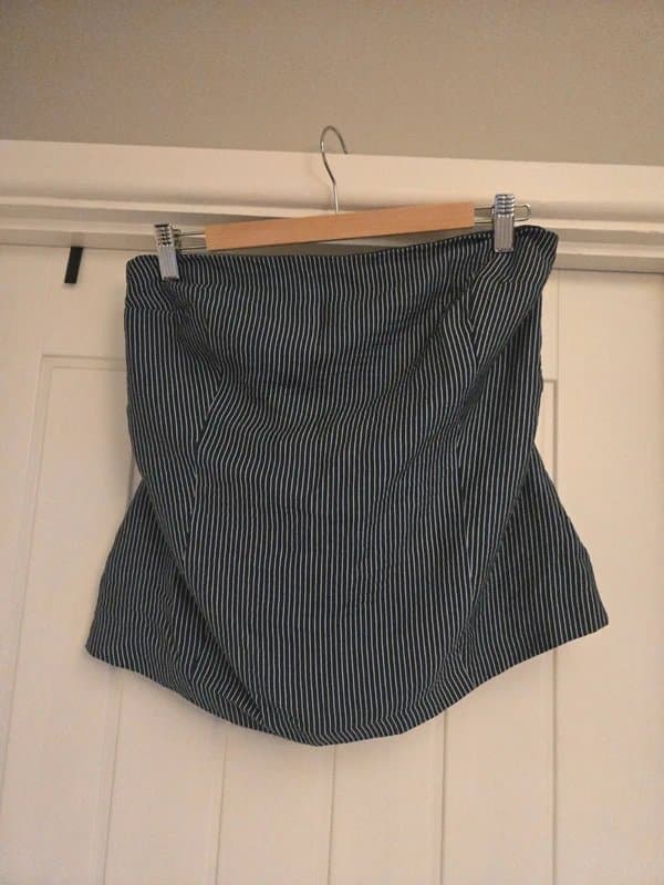 New Look Navy bandeau top size 12