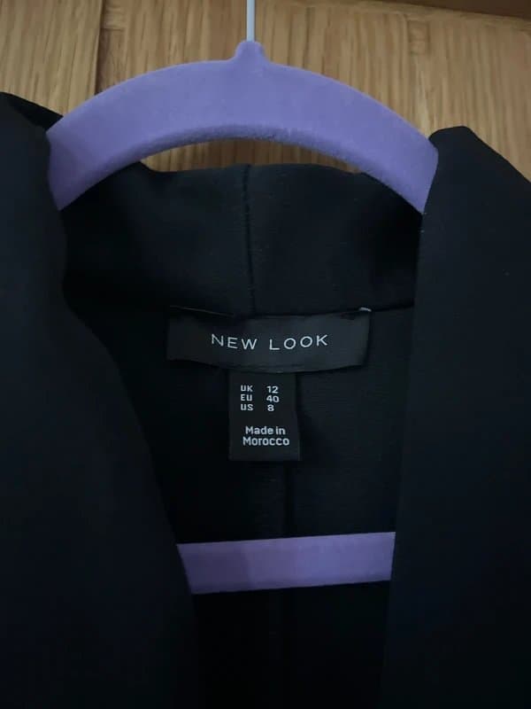 New Look Black waistcoat