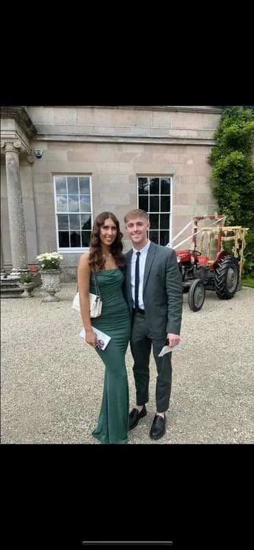 ASOS Design Full mans suit in forest green