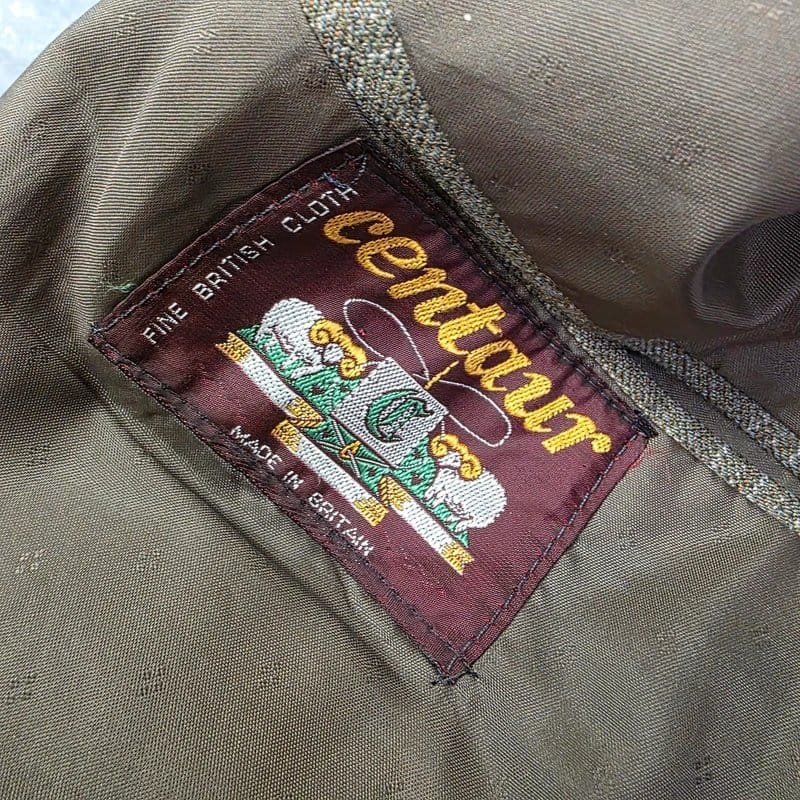 Centaur Khaki Tweed Blazer Made in Britain