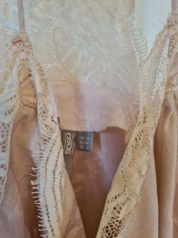 ASOS Pink Lace Cami Top